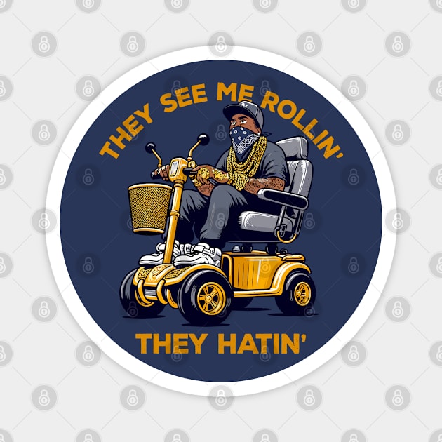 They See Me Rollin' Magnet by DankFutura